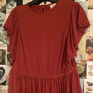 Women’s Flowy Sleeve Peplum Top